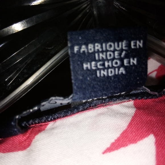 Tommy Hilfiger Pink and White Hawaiian Print Button Blouse Size M - Picture 8 of 14